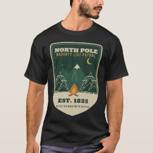 Camiseta Distintivo de Patrulha da Lista de Travessuras do