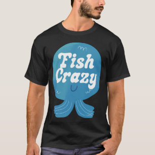 Camiseta Distintivo Louco por Peixes