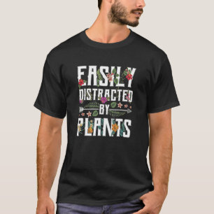 Camiseta Distração Fácil Por Gardener Gardener De Plantas