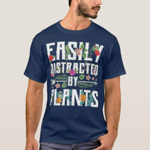 Camiseta Distração Fácil Por Gardener Gardener De Plantas