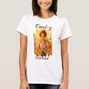Camiseta Distraído com Cavalete, artista