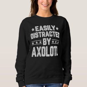 Camiseta Distraido Facilmente Por Ampibian Axolotl Axolotl