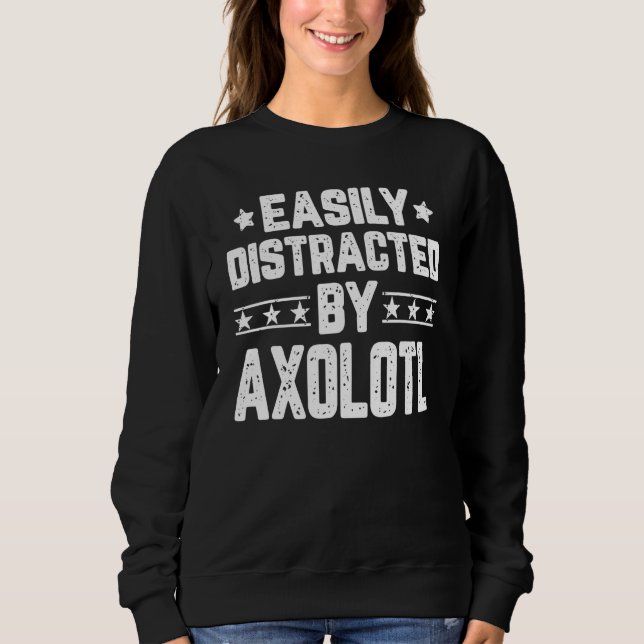 Camiseta Distraido Facilmente Por Ampibian Axolotl Axolotl (Frente)