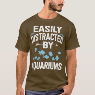 Camiseta Distraído facilmente por aquários Classic TSirt