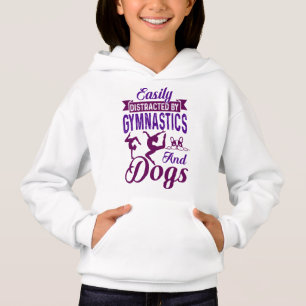 Camiseta Distraído facilmente por ginástica e cães