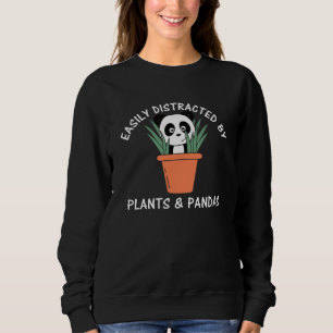 Camiseta Distraido Facilmente Por Plantas E Urso De Plantas