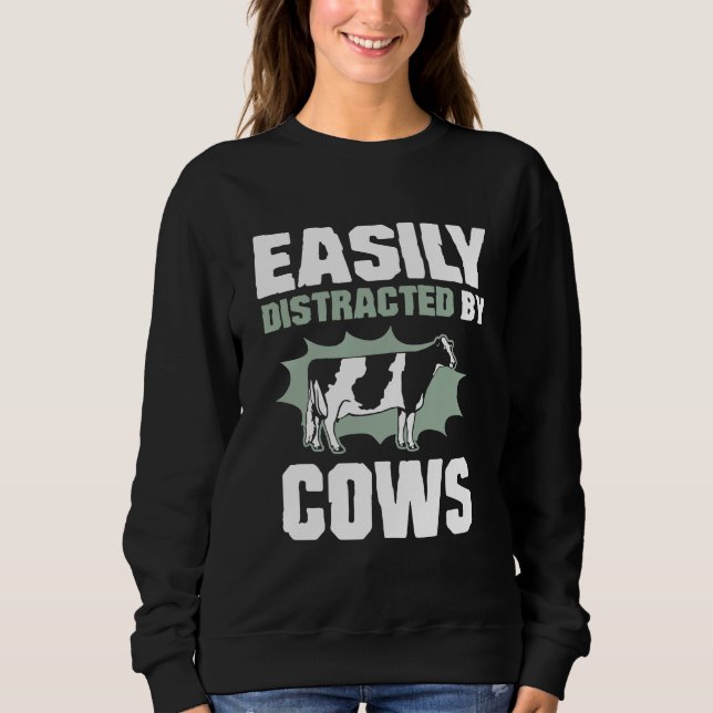 Camiseta Distraído Pelas Vacas 1016 (Frente)