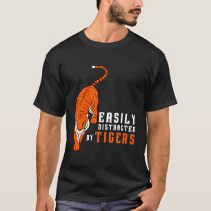 Camiseta Distraido por Tigers Wilderness Safari Grandes Gat