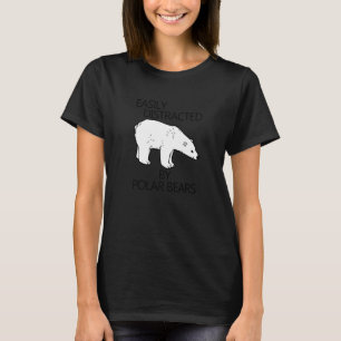 Camiseta Distraído por Ursos Polares Natureza Vida Selvagem