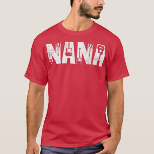 Camiseta Distressed Best Nana Ever Guitar Lover Guitarist22