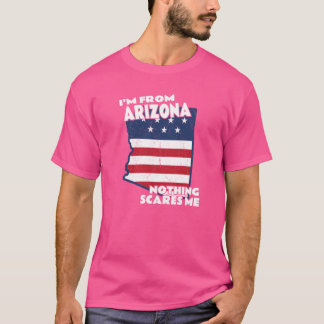 Camiseta Distressed Im From Arizona Home State AZ Nothing S