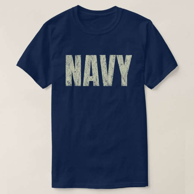 Camiseta Distressed Navy (Frente do Design)
