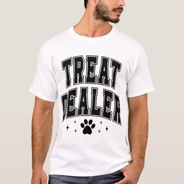 Camiseta Distribuidor de Guloseimas para Amantes de Cães (Frente)