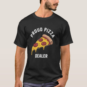 Camiseta Distribuidor de Pizza Orgulhoso Amante de Comida H