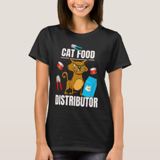 Camiseta Distribuidor de Ração para Gatos Alimentador Prove