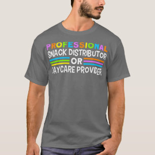 Camiseta Distribuidor de snack profissional de creche para 