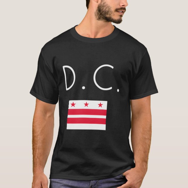 Camiseta Distrito De Dc Washington De Columbia (Frente)