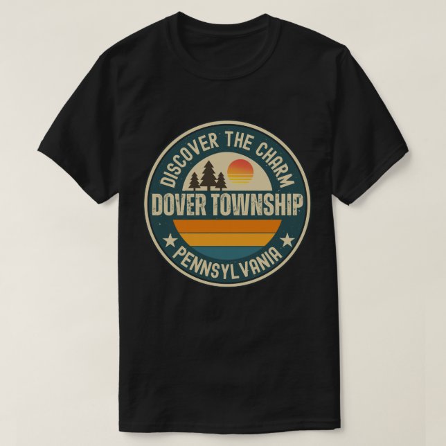 Camiseta Distrito de Dover, Pensilvânia (Frente do Design)