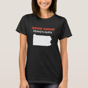 Camiseta Distrito de Fairview Pensilvânia EUA Estado Améric