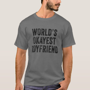 Camiseta Distrito do Aniversário Engraçado de Namorado Ok