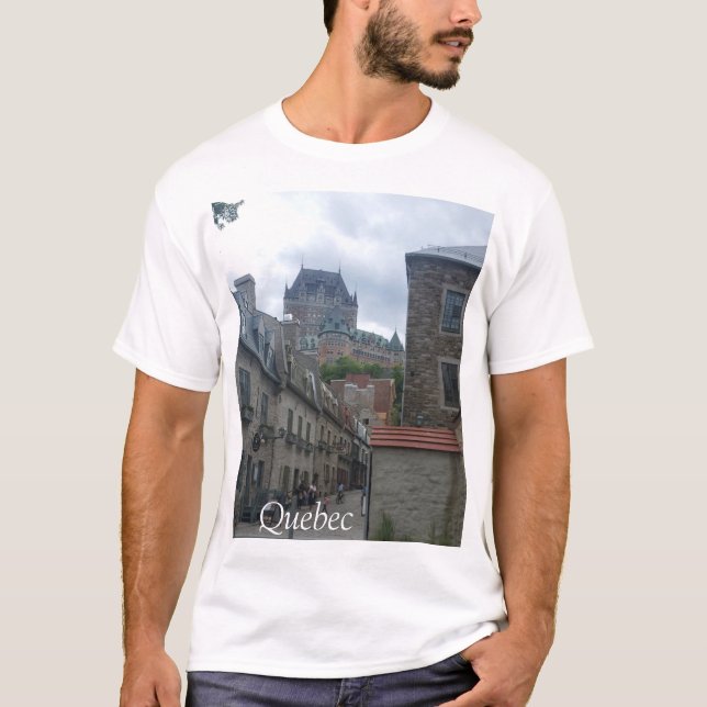 Camiseta Distrito histórico na cidade de Quebec (Frente)