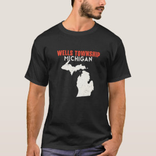 Camiseta distrito Michigan EUA State America Viagem M