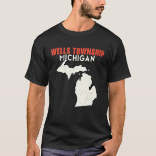 Camiseta distrito Michigan EUA State America Viagem M
