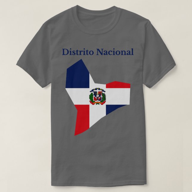 Camiseta Distrito Nacional República Dominicana (Frente do Design)