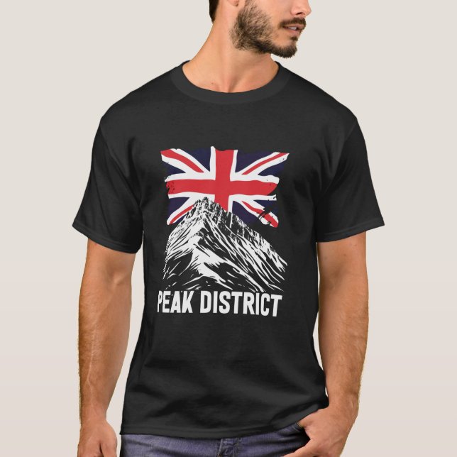Camiseta Distrito Peak + Bandeira Britânica (Frente)