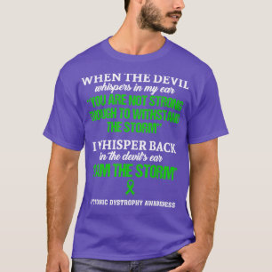 Camiseta Distrofia Myotónica Sensibilização Eu Sou A Tempes