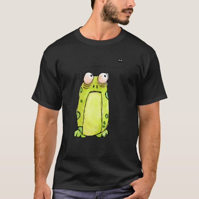 Camiseta Disturbed Frog or Maybe a Toad Who is Very Tired (Frente)