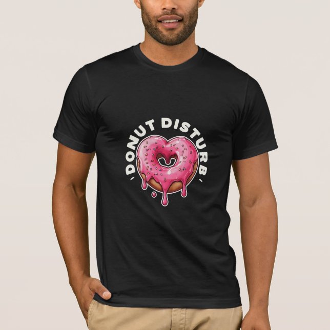 Camiseta Distúrbio de rosquinha para solteiros (Frente)