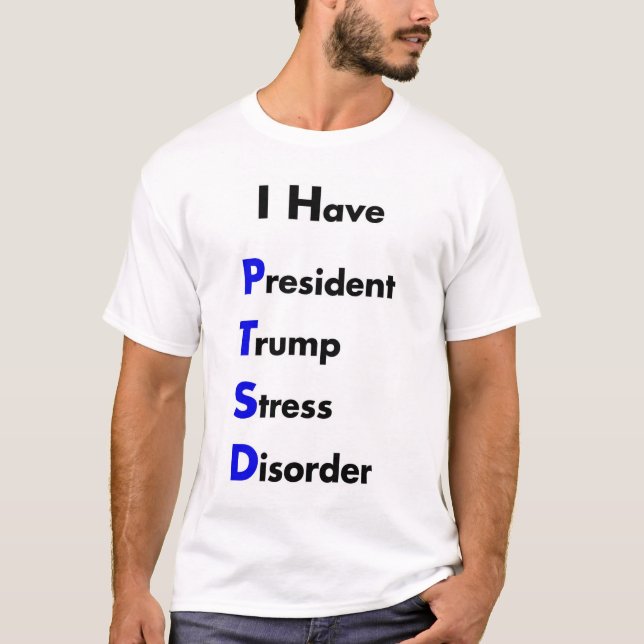 Camiseta Distúrbio de stress do Presidente do PTSD (Frente)