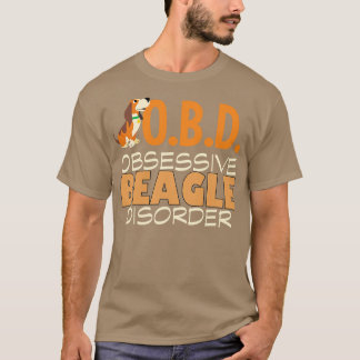 Camiseta Distúrbio Do Beagle Obsessivo Cujo Cachorro Se Enc