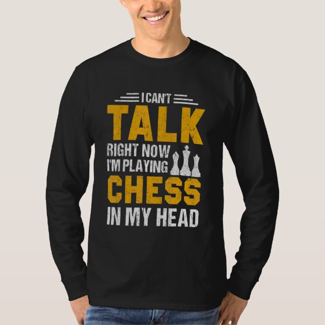 Camiseta Ditado de xadrez 13 (Frente)