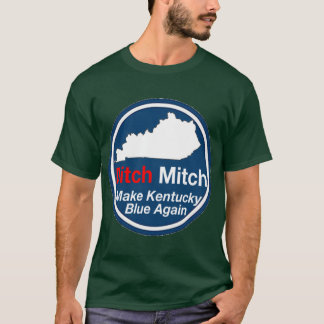 Camiseta Ditch Mitch McConnell Torne o Kentucky Azul novame