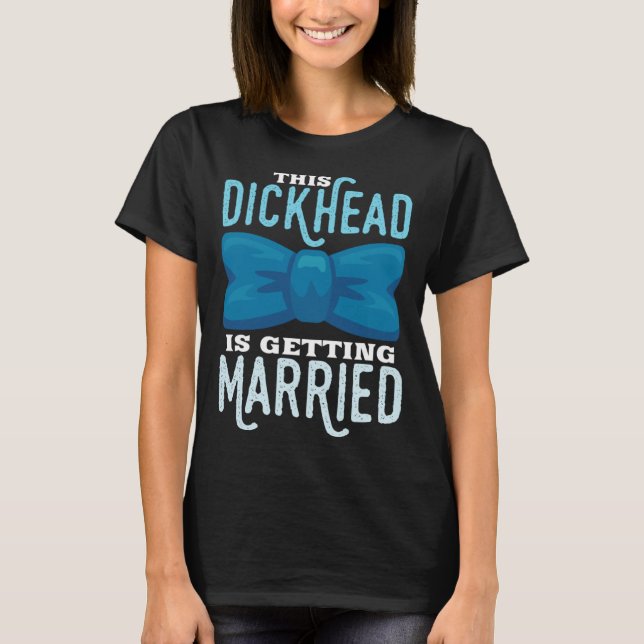 Camiseta Dito de casamento e despedida de solteiro para o f (Frente)