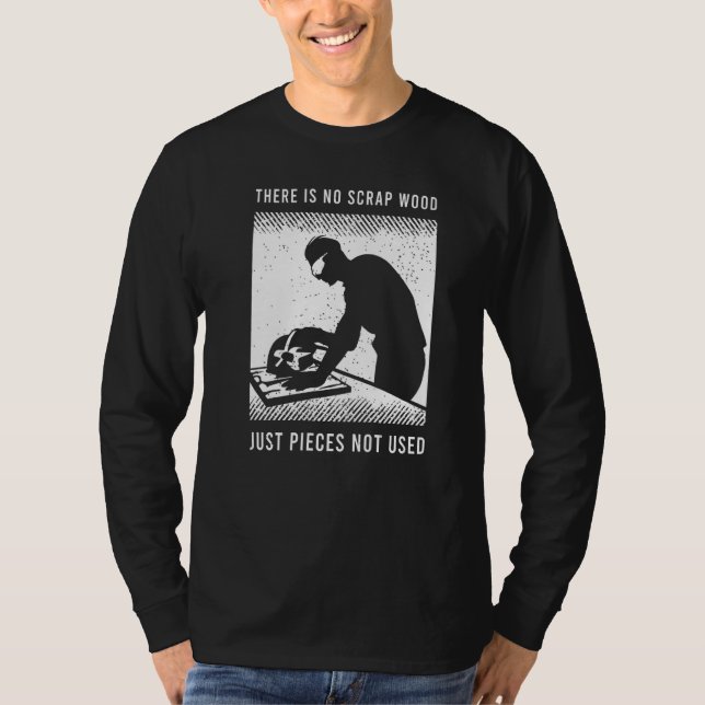 Camiseta Dito de marceneiro para um carpinteiro de marcenar (Frente)