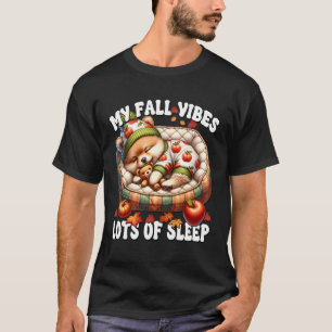 Camiseta Dito de Outono para Mulheres Pom Mamãe Ditos de Ou