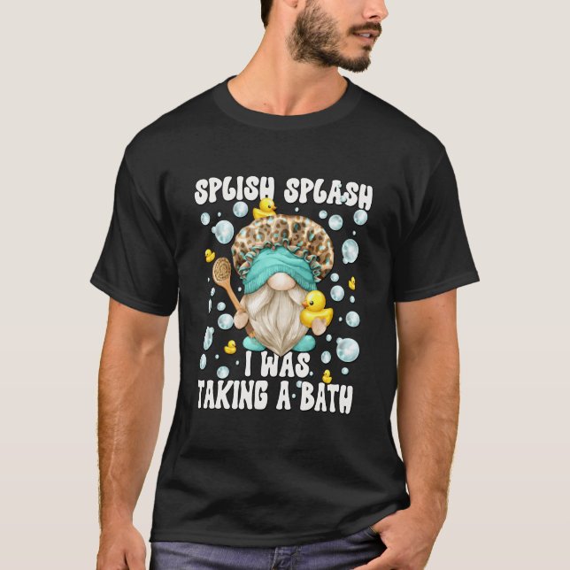 Camiseta Dito de Verão para Gnomo de Banho (Frente)