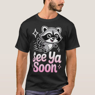 Camiseta Dito Divertido de Guaxinim Para