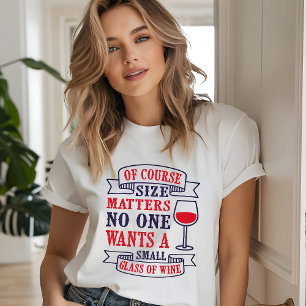 Camiseta Dito Divertido de Vinho Moderno