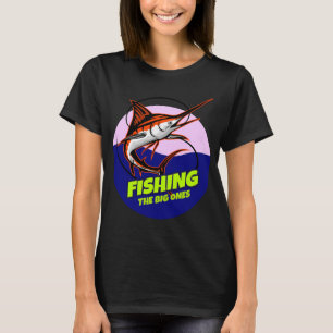Camiseta Dito Engraçado Acima & Adam É Hora de Pescar Angl
