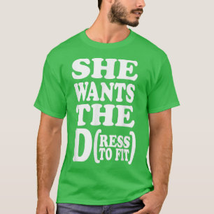 Camiseta Dito engraçado Cute casamento noiva chuveiro de no