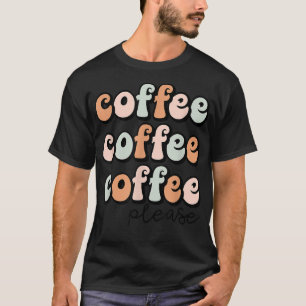 Camiseta Dito Engraçado de Café para Mulheres Cafeína Lindo