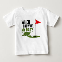 Camiseta Dito engraçado de golfe para bebê golfista