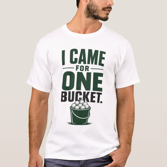 Camiseta Dito engraçado de golfe para golfista  (Frente)