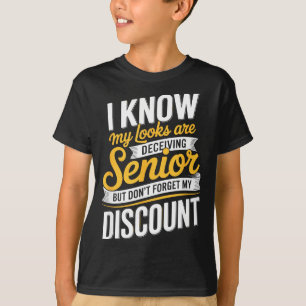 Camiseta Dito engraçado de idoso aposentado