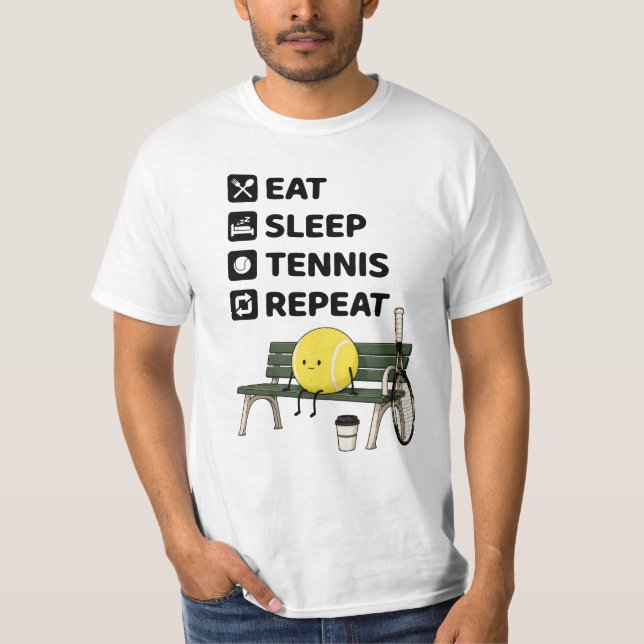 Camiseta Dito engraçado de tênis (Frente)