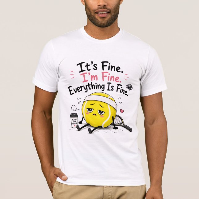 Camiseta Dito engraçado de tênis (Frente)